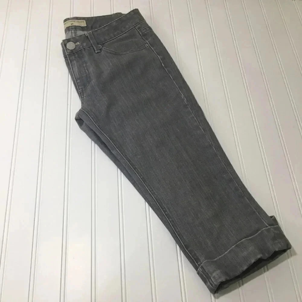 Marc by Marc Jacobs Gray Crop Jeans, Size 27